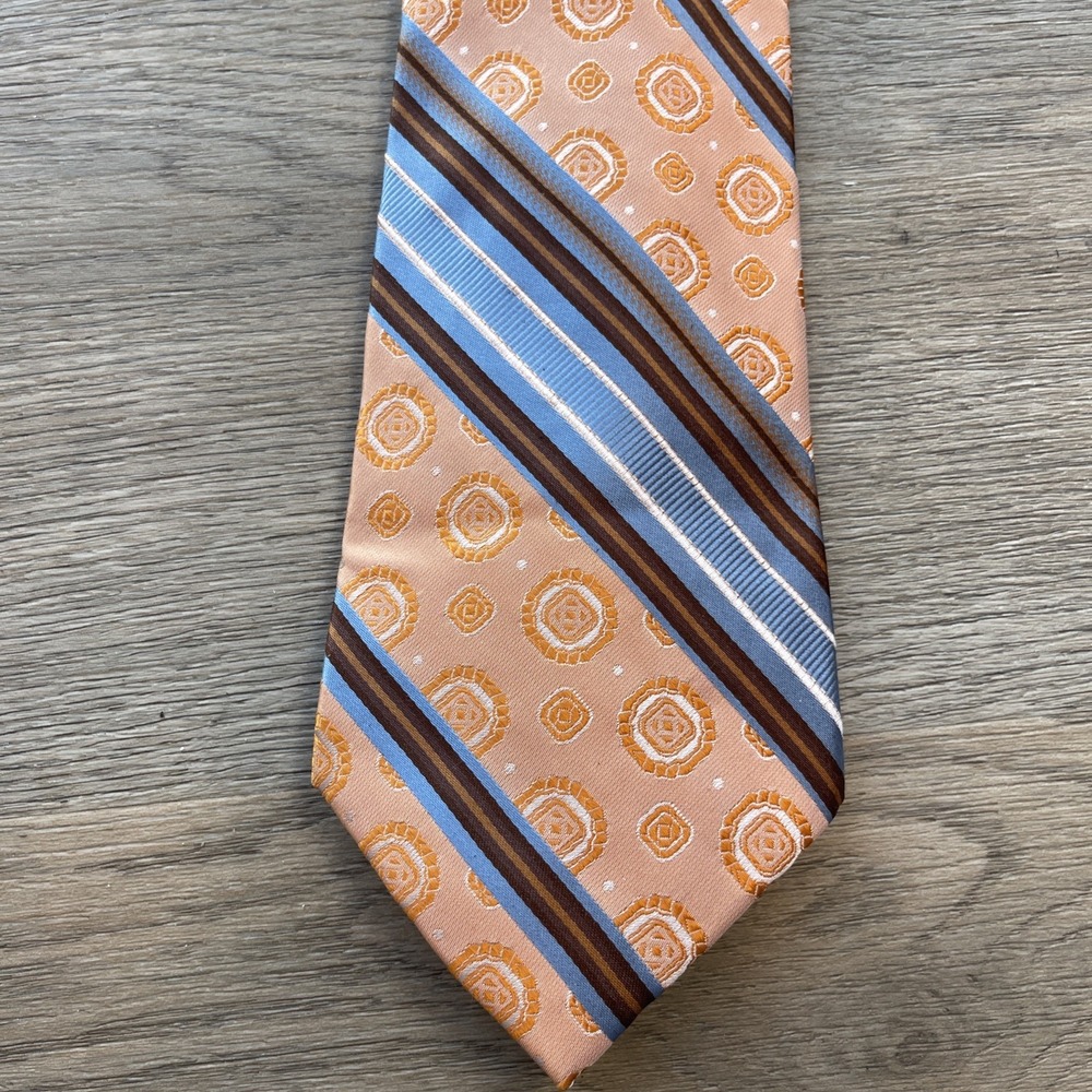 Vintage BACHRACH Italian Silk Tie 54"